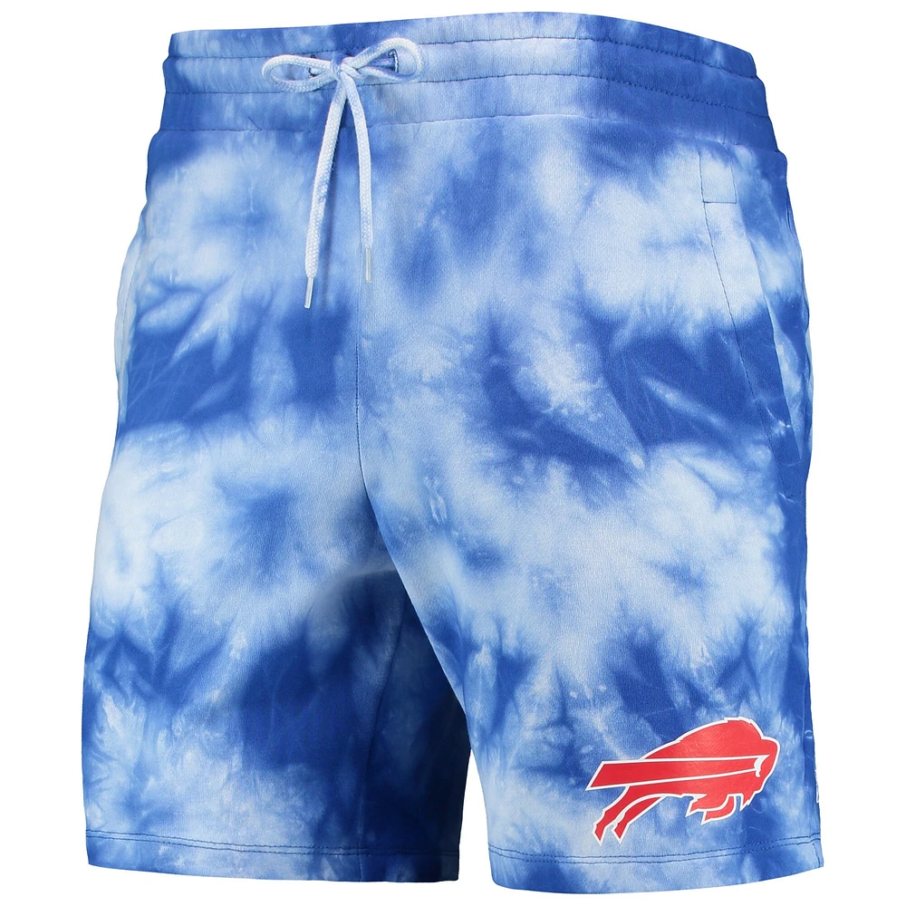 Men's New Era Royal Buffalo Bills Tie-Dye Shorts