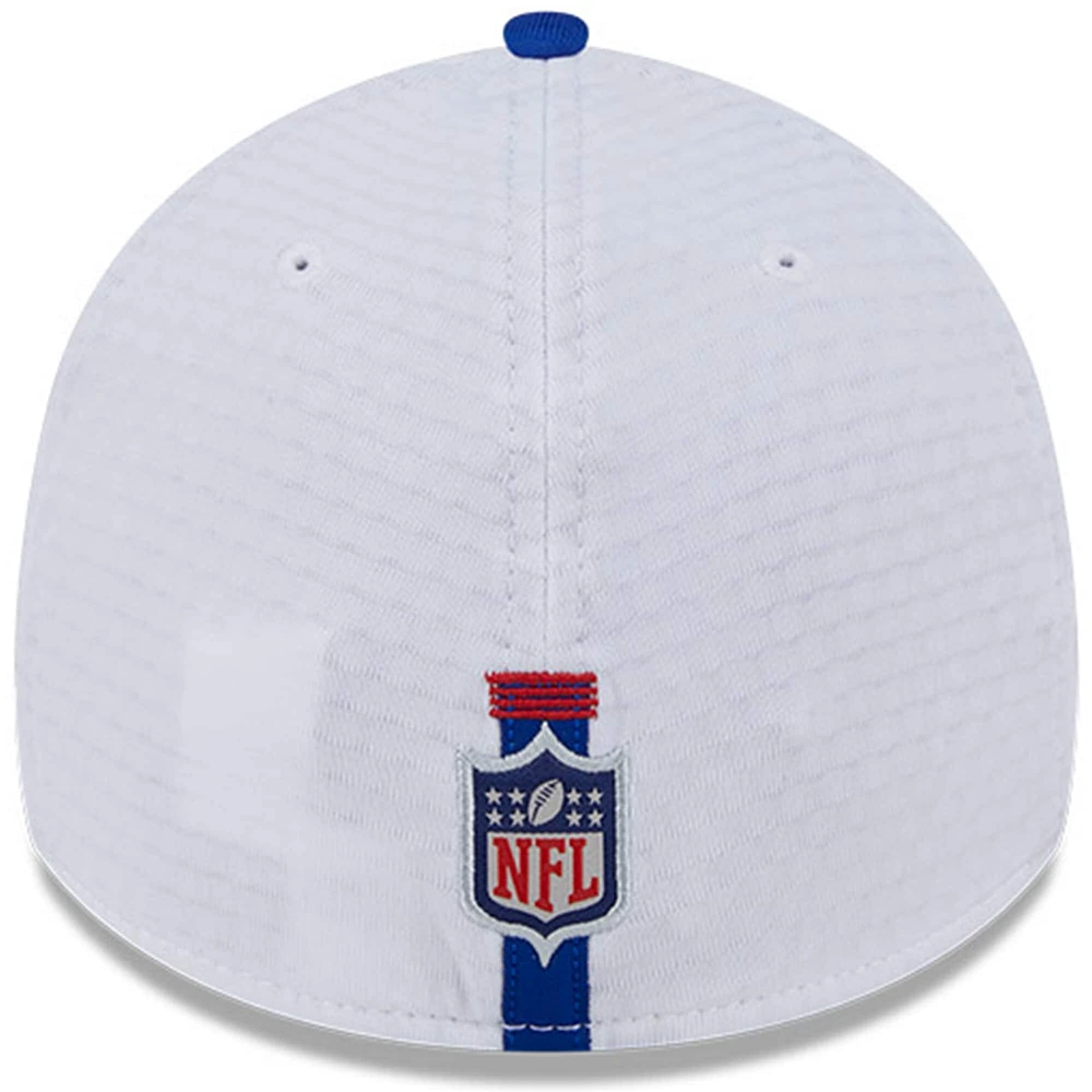 Men's New Era White/Royal Buffalo Bills 2024 NFL Training Camp 39THIRTY Flex Hat