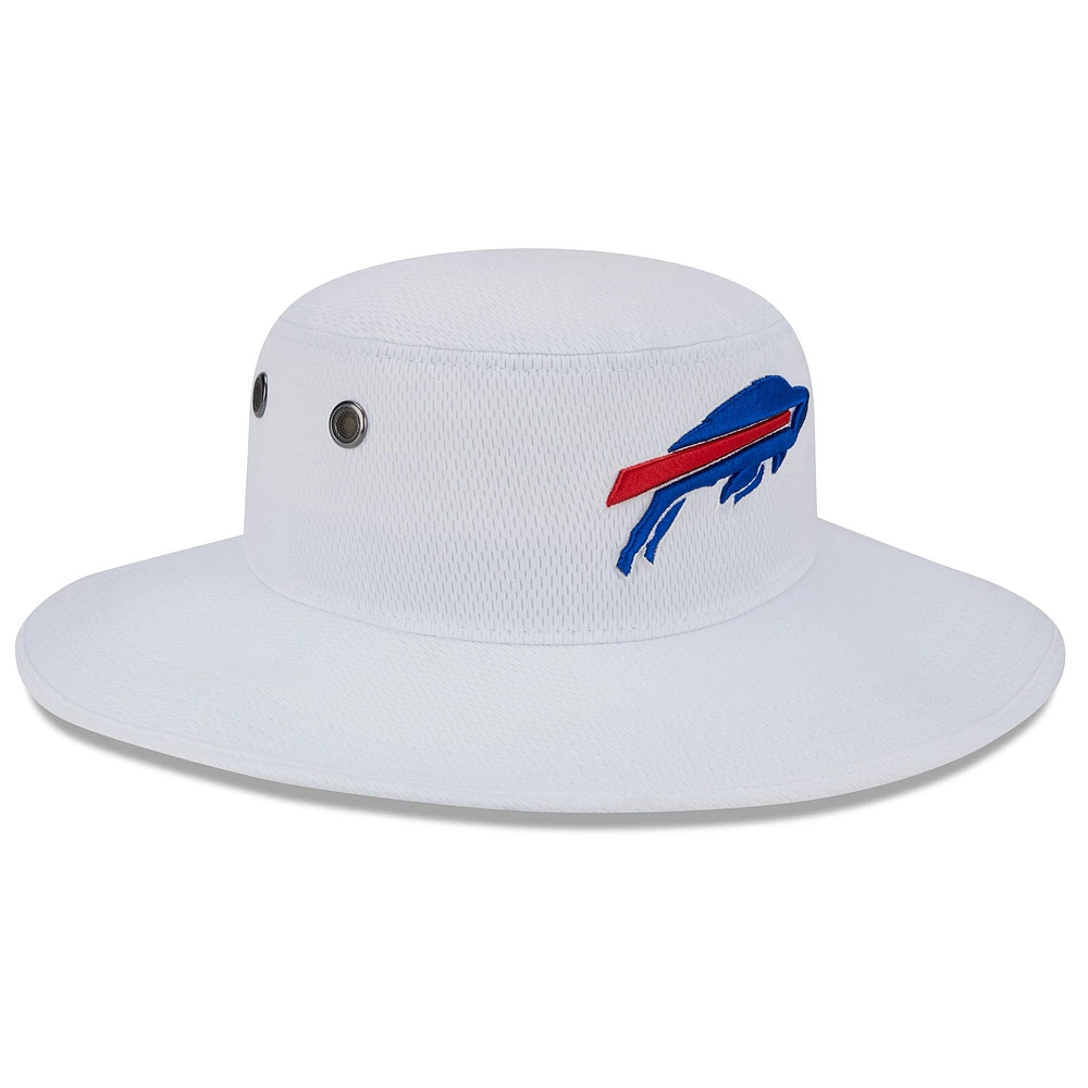 Casquette bob Panama Buffalo Bills 2023 NFL Training Camp New Era pour homme, blanche