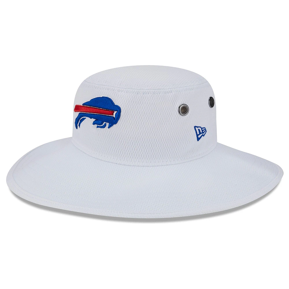 Casquette bob Panama Buffalo Bills 2023 NFL Training Camp New Era pour homme, blanche