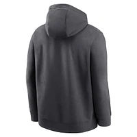 Men's Nike Anthracite Buffalo Bills Club Logo Pullover Hoodie