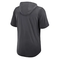 Men's Nike Anthracite Buffalo Bills Tri-Blend Performance Hoodie T-Shirt