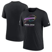 Men's Nike Black Buffalo Bills 2024 NFL Crucial Catch T-Shirt
