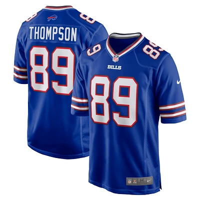 Maillot de match d'équipe Nike Bryan Thompson Royal Buffalo Bills pour homme