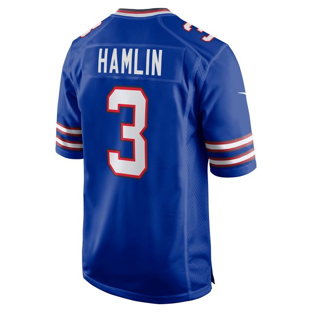 Maillot de match Nike Damar Hamlin Royal Buffalo Bills pour homme