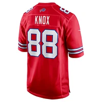 Men's Nike Dawson Knox Red Buffalo Bills Alternate Game Jersey