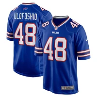 Maillot de match Nike Edefuan Ulofoshio Royal Buffalo Bills pour homme