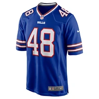 Maillot de match Nike Edefuan Ulofoshio Royal Buffalo Bills pour homme