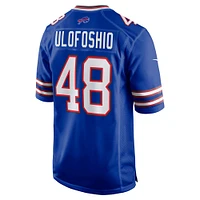 Maillot de match Nike Edefuan Ulofoshio Royal Buffalo Bills pour homme