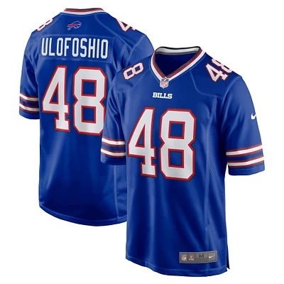 Maillot de match Nike Edefuan Ulofoshio Royal Buffalo Bills pour homme