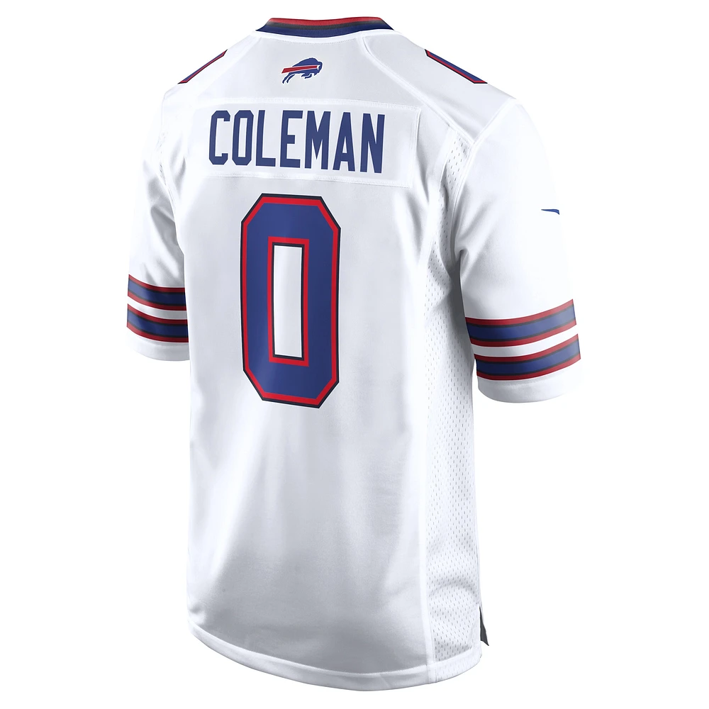 Men's Nike Keon Coleman  White Buffalo Bills Game Jersey