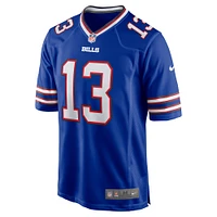 Men's Nike Mack Hollins  Royal Buffalo Bills Game Jersey