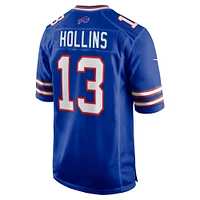 Men's Nike Mack Hollins  Royal Buffalo Bills Game Jersey