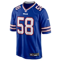 Men's Nike Matt Milano Royal Buffalo Bills Game Player Jersey