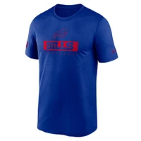 Men's Nike Royal Buffalo Bills Sideline Legend Performance T-Shirt