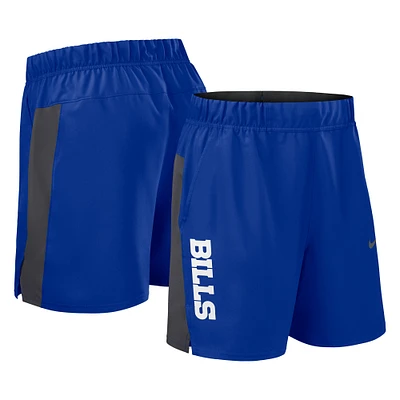 Short tissé Nike Royal Buffalo Bills Victory Performance pour homme