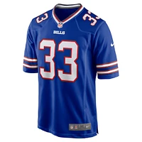 Maillot de match Nike Te'Cory Couch Royal Buffalo Bills pour homme