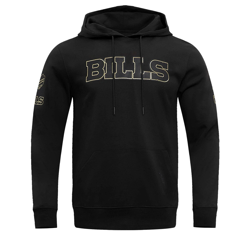 Men's Pro Standard Black Buffalo Bills Classic Chenille Pullover Hoodie
