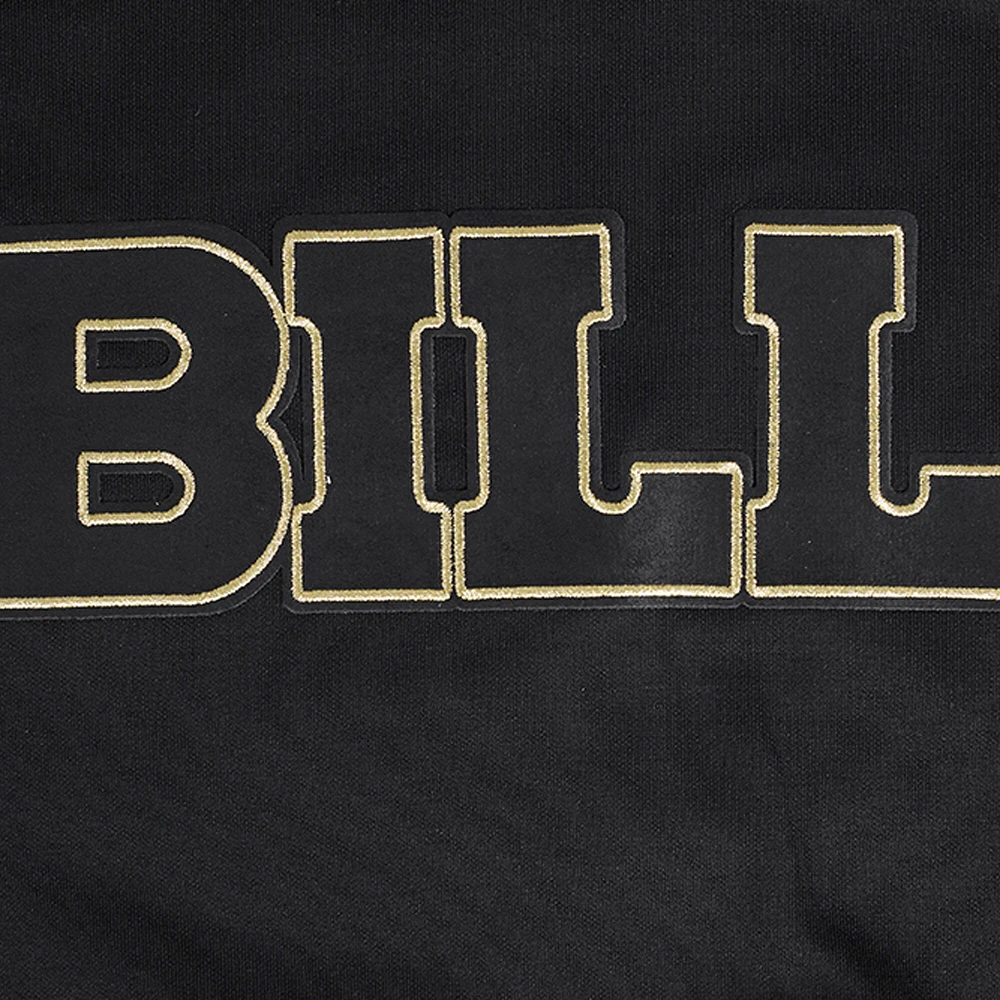 Men's Pro Standard Black Buffalo Bills Classic Chenille Pullover Hoodie