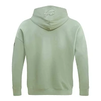 Men's Pro Standard Josh Allen Light Green Buffalo Bills Player Name & Number Pullover Hoodie