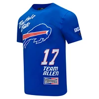 Men's Pro Standard Josh Allen Royal Buffalo Bills Fast Lane Name & Number Player T-Shirt
