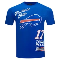 Men's Pro Standard Josh Allen Royal Buffalo Bills Fast Lane Name & Number Player T-Shirt