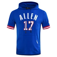 Men's Pro Standard Josh Allen Royal Buffalo Bills Player Name & Number Hoodie T-Shirt
