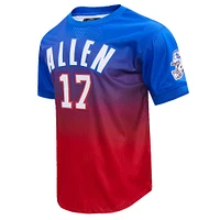 Pro Standard Josh Allen Royal Buffalo Bills Player Name & Number Ombre Mesh T-shirt pour homme