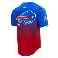 Pro Standard Josh Allen Royal Buffalo Bills Player Name & Number Ombre Mesh T-shirt pour homme