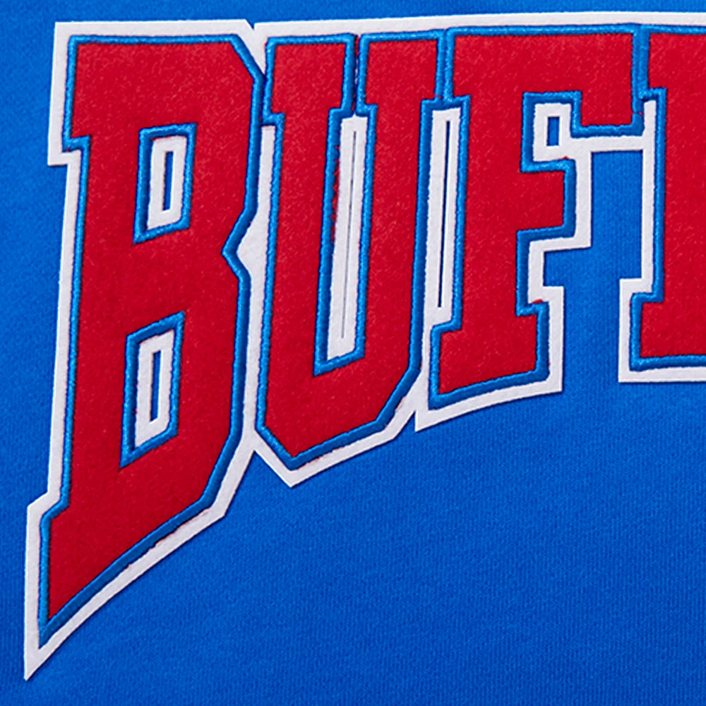 Men's Pro Standard Royal Buffalo Bills Crest Emblem Pullover Sweatshirt
