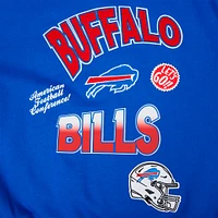 Men's Pro Standard Royal Buffalo Bills Turn It Up Drop Shoulder Pullover Sweatshirt
