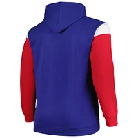 Men's Profile Royal Buffalo Bills Big & Tall Trench Battle Pullover Hoodie