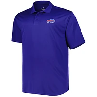 Men's Royal Buffalo Bills Big & Tall Birdseye Polo
