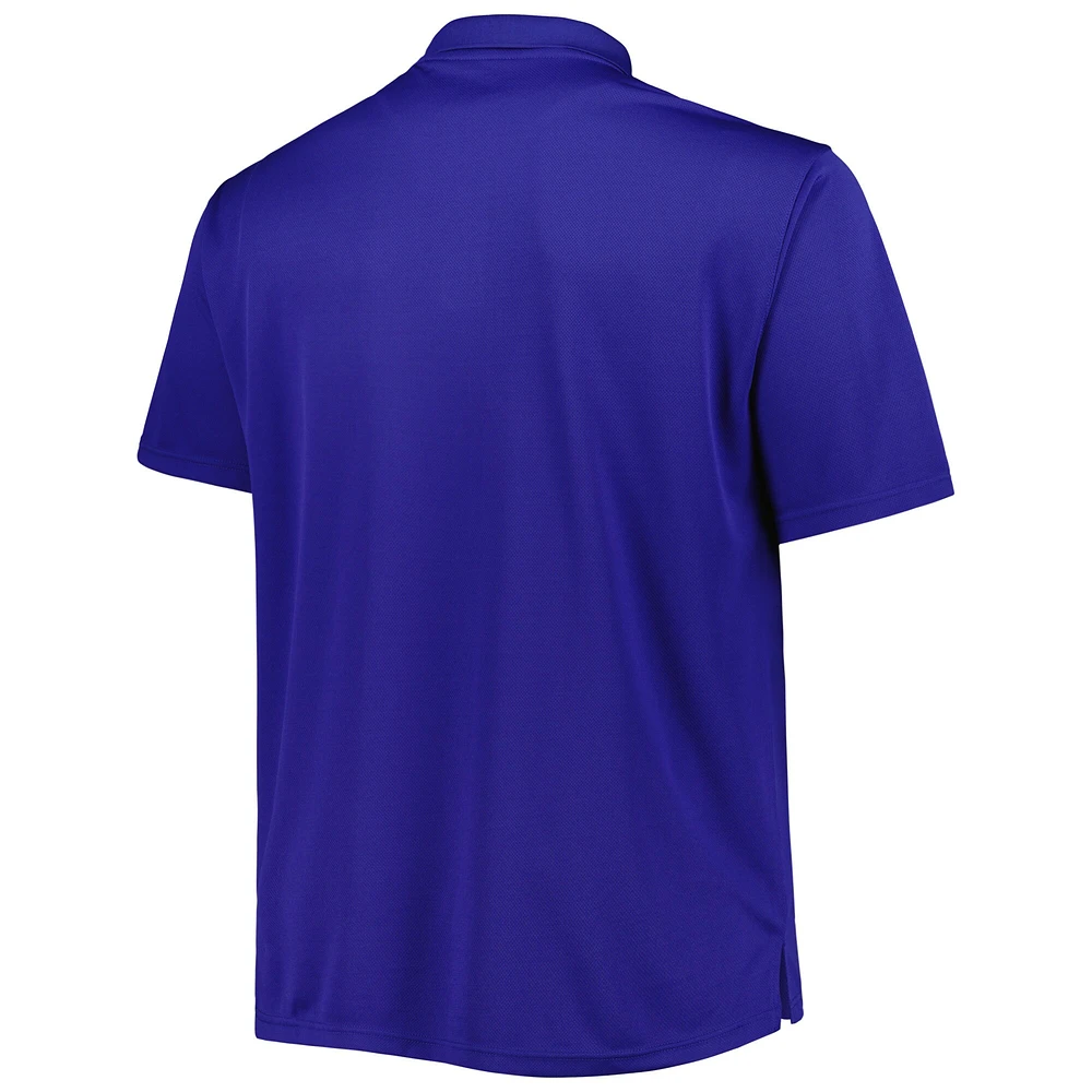 Men's Royal Buffalo Bills Big & Tall Birdseye Polo