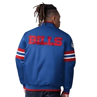Men's Starter Royal Buffalo Bills Scout I Full-Snap Varsity Jacket