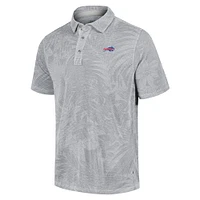 Men's Tommy Bahama Gray Buffalo Bills Big & Tall Santiago Paradise Polo