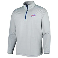 Men's Tommy Bahama Gray Buffalo Bills On Deck IslandZone Half-Zip Jacket