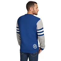 Sweat-shirt ras du cou en acrylique Buffalo Bills Royal/Heather Gray Tommy Hilfiger pour homme