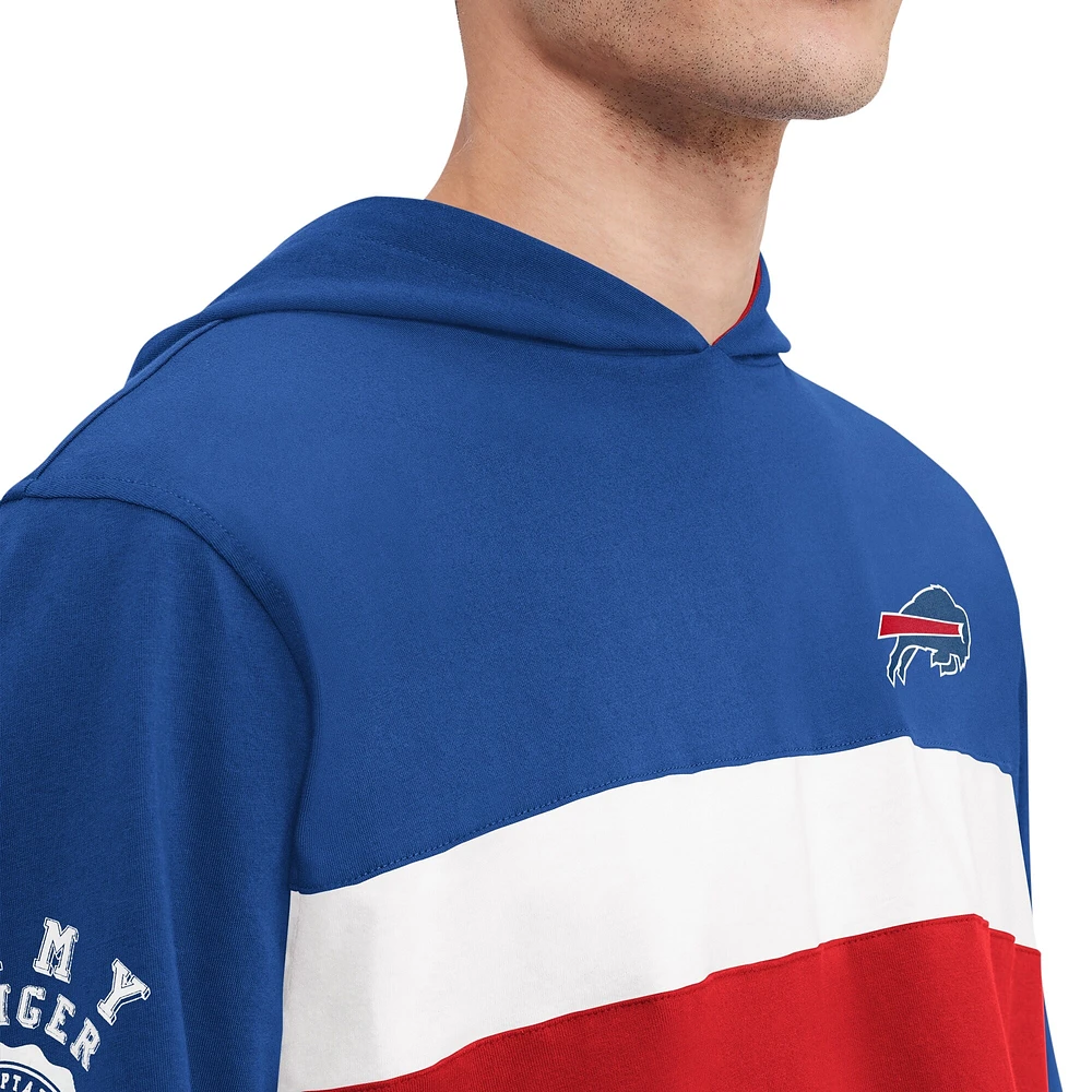 Men's Tommy Hilfiger  Royal Buffalo Bills Morgan Long Sleeve Hoodie T-Shirt