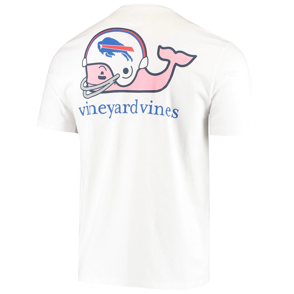 Men's Vineyard Vines White Buffalo Bills Big & Tall Helmet T-Shirt