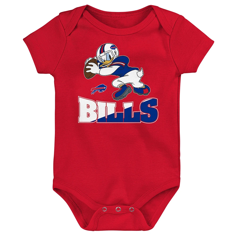 Newborn & Infant Buffalo Bills 3-Peat 3-Pack Bodysuit Set