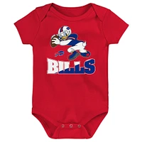 Newborn & Infant Buffalo Bills 3-Peat 3-Pack Bodysuit Set