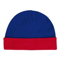 Newborn & Infant Buffalo Bills Dynamic Duo Bodysuit, Bib Knit Hat Set