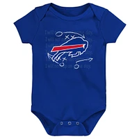 Newborn & Infant Buffalo Bills Team Starter 3-Pack Bodysuit Set