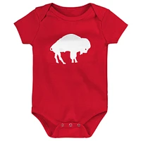 Newborn & Infant Buffalo Bills Team Starter 3-Pack Bodysuit Set
