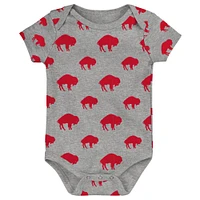 Newborn & Infant Buffalo Bills Team Starter 3-Pack Bodysuit Set