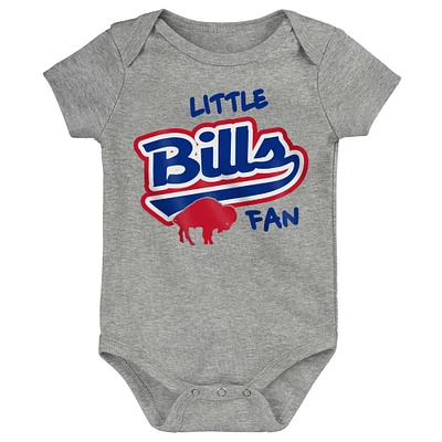 OST BILLS HEATHER GRAY THROWBACK 23 NEWBORN RETRO LITTLE BALLER SS CREEPER - SMU KIDN-BONZ