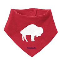 Newborn & Infant Mitchell Ness Red/Royal Buffalo Bills Throwback Big Score Bodysuit, Bib Bootie Set