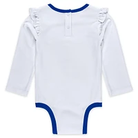 Newborn & Infant WEAR by Erin Andrews Buffalo Bills Three-Piece Long Sleeve Bodysuit, Tutu and Sweatpants Set