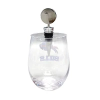 The Memory Company Buffalo Bills 15oz. Stemless Tumbler With Wine Bottle Stopper